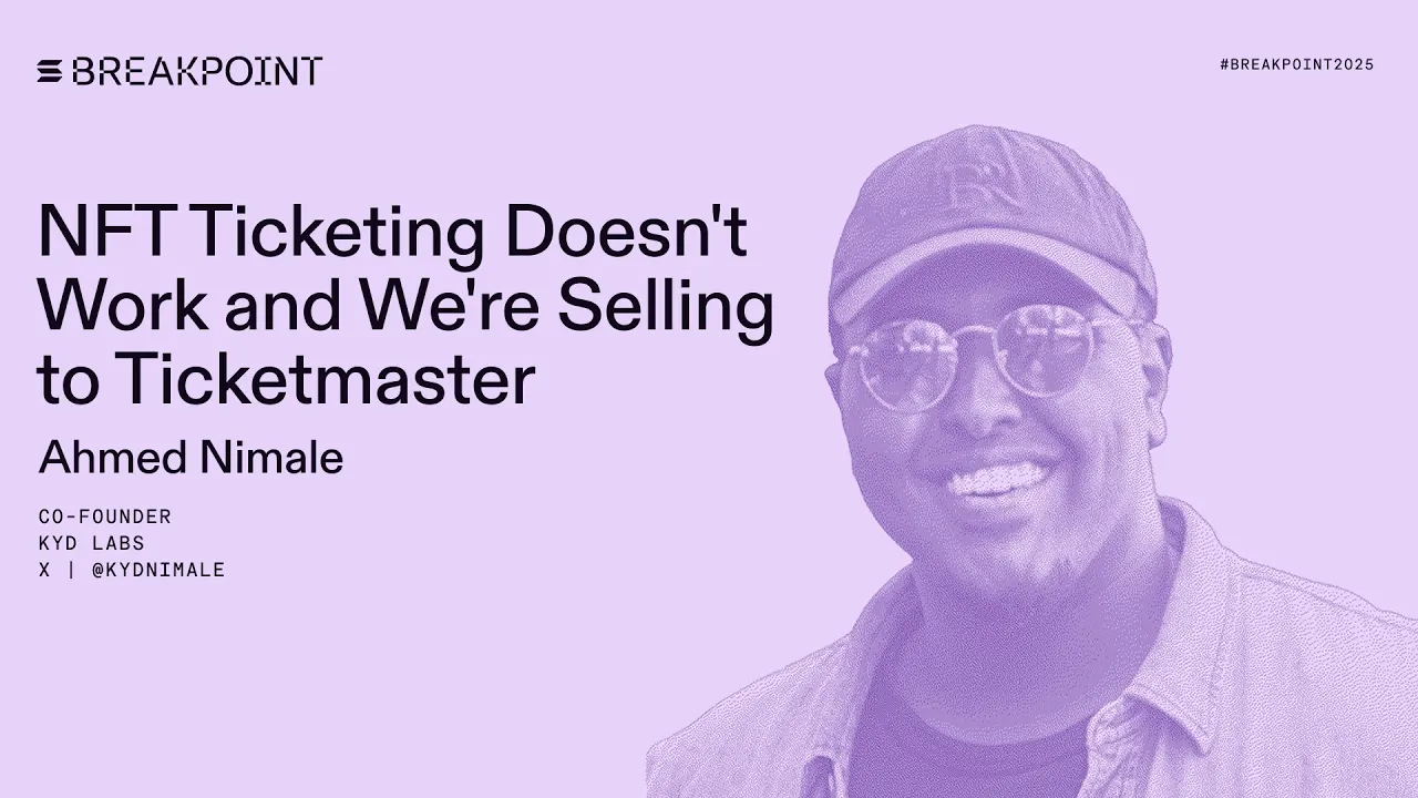 NFT Ticketing Doesn't Work and We're Selling to Ticketmaster: KYD Labs